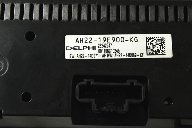 KONTROLNA ENOTA KLIMATSKE NAPRAVE / AVTOMATSKA KLIMATSKA NAPRAVA OEM N. AH22-19E900-KG ORIGINAL REZERVNI DEL LAND ROVER RANGE ROVER SPORT L320 MK1 R (2010 -2013)DIESEL LETNIK 2010