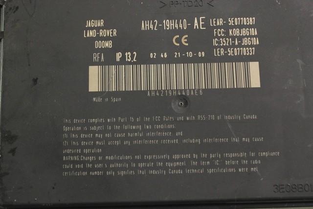 OJACEVALEC / ANTENA OEM N. AH42-19H440-AE ORIGINAL REZERVNI DEL LAND ROVER RANGE ROVER SPORT L320 MK1 R (2010 -2013)DIESEL LETNIK 2010