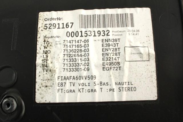 NOTRANJA OBLOGA SPREDNJIH VRAT OEM N. PNASTBWSR1E87BR5P ORIGINAL REZERVNI DEL BMW SERIE 1 BER/COUPE/CABRIO E81/E82/E87/E88 (2003 - 2007) BENZINA LETNIK 2006