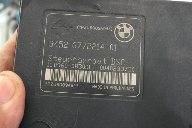 ABS AGREGAT S PUMPO OEM N. 34516772213 ORIGINAL REZERVNI DEL BMW SERIE 1 BER/COUPE/CABRIO E81/E82/E87/E88 (2003 - 2007) BENZINA LETNIK 2006