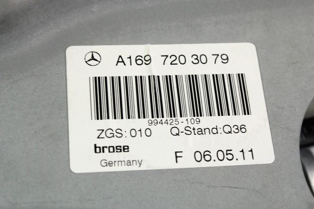 MEHANIZEM DVIGA SPREDNJIH STEKEL  OEM N. 18508 SISTEMA ALZACRISTALLO PORTA ANTERIORE ELETTR ORIGINAL REZERVNI DEL MERCEDES CLASSE B W245 T245 5P (2005 - 2011) DIESEL LETNIK 2011