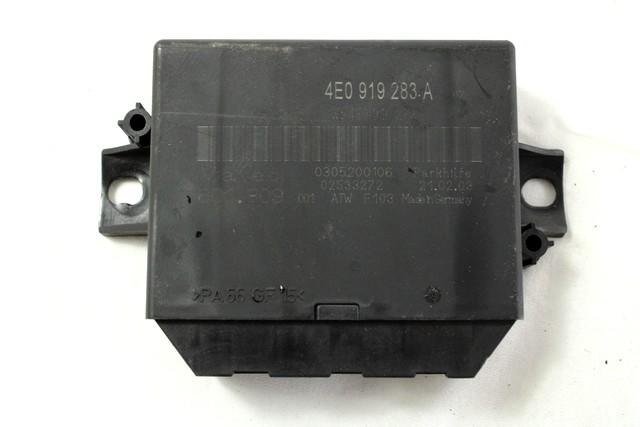 ECU PARKIRNI SENZORJI OEM N. 4E0919283A ORIGINAL REZERVNI DEL AUDI A8 MK2 D3/4E (2002 - 2009)BENZINA LETNIK 2004