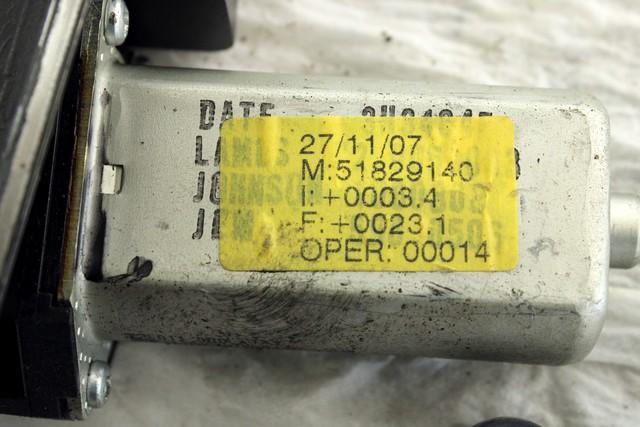 MEHANIZEM DVIGA SPREDNJIH STEKEL  OEM N. 26602 SISTEMA ALZACRISTALLO PORTA ANTERIORE ELETTR ORIGINAL REZERVNI DEL FIAT BRAVO 198 (02/2007 - 2010) DIESEL LETNIK 2008