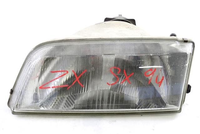 SPREDNJI LEVI ZAROMETI  OEM N. 95656541 ORIGINAL REZERVNI DEL CITROEN ZX (1991 - 1998)BENZINA LETNIK 1991