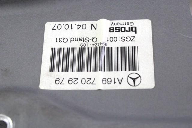 MEHANIZEM DVIGA SPREDNJIH STEKEL  OEM N. 18507 SISTEMA ALZACRISTALLO PORTA ANTERIORE ELETTR ORIGINAL REZERVNI DEL MERCEDES CLASSE B W245 T245 5P (2005 - 2011) DIESEL LETNIK 2007