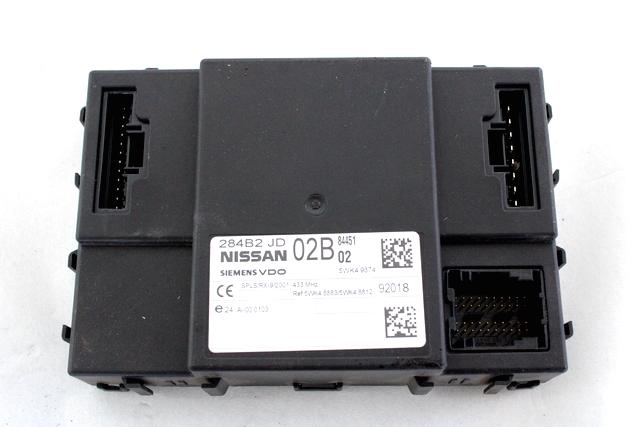 KOMPLET ODKLEPANJE IN VZIG  OEM N. 31058 KIT ACCENSIONE AVVIAMENTO ORIGINAL REZERVNI DEL NISSAN QASHQAI J10C (2006 - 2010) DIESEL LETNIK 2009