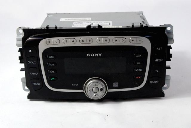 RADIO CD / OJACEVALNIK / IMETNIK HIFI OEM N. 7M5T18C939JE ORIGINAL REZERVNI DEL FORD FOCUS DA HCP DP MK2 R BER/SW (2008 - 2011) DIESEL LETNIK 2008