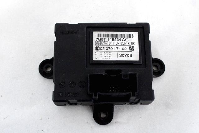 RACUNALNIK VRAT IN STEKEL OEM N. 7G9T14B534AC ORIGINAL REZERVNI DEL FORD MONDEO BA7 MK3 BER/SW (2007 - 8/2010) DIESEL LETNIK 2007