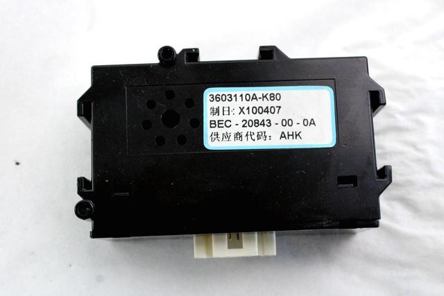 ECU PARKIRNI SENZORJI OEM N. 3603110AK80 ORIGINAL REZERVNI DEL GREAT WALL HOVER H5 (dal 2011) BENZINA/GPL LETNIK 2011