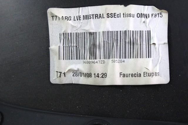 VRATNI PANEL OEM N. PNPSTPG3084ABR5P ORIGINAL REZERVNI DEL PEUGEOT 308 4A 4B 4C 4E 4H MK1 BER/SW/CC (2007 - 2013) DIESEL LETNIK 2008