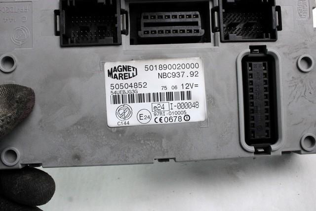 KOMPLET ODKLEPANJE IN VZIG  OEM N. 18932 KIT ACCENSIONE AVVIAMENTO ORIGINAL REZERVNI DEL ALFA ROMEO 147 937 R (2005 - 2010) DIESEL LETNIK 2006