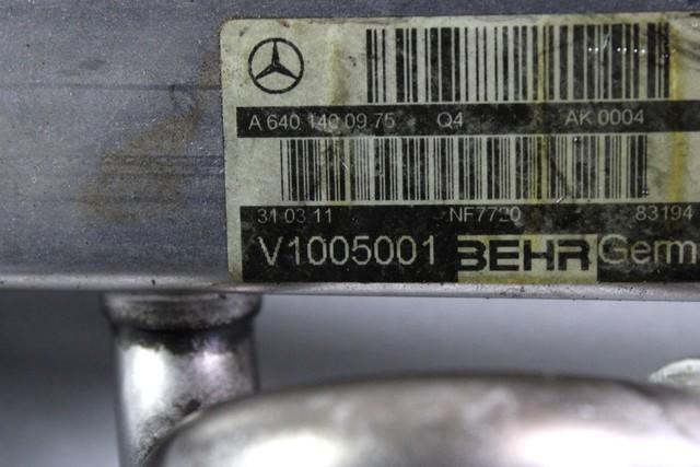 EGR VENTIL/IZMENJALNIK OEM N. A6401400975 ORIGINAL REZERVNI DEL MERCEDES CLASSE B W245 T245 5P (2005 - 2011) DIESEL LETNIK 2011