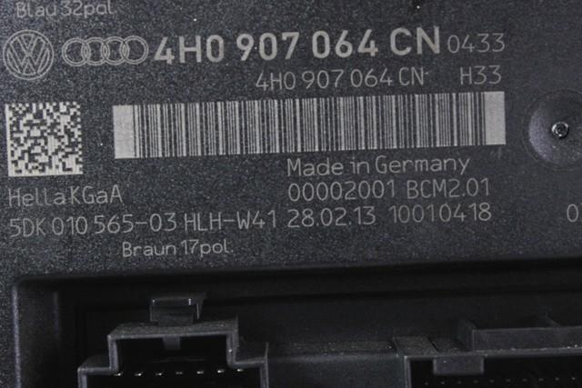 KONTROLA UDOBJA (BLUE & ME) OEM N. 4H0907064CN ORIGINAL REZERVNI DEL AUDI A6 C7 BER/SW/ALLROAD (2011 - 2018)DIESEL LETNIK 2012