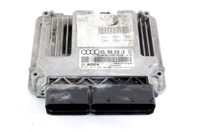 OSNOVNA KRMILNA ENOTA DDE / MODUL ZA VBRIZGAVANJE OEM N. 03L906018LB ORIGINAL REZERVNI DEL AUDI A6 C7 BER/SW/ALLROAD (2011 - 2018)DIESEL LETNIK 2012