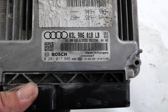 OSNOVNA KRMILNA ENOTA DDE / MODUL ZA VBRIZGAVANJE OEM N. 03L906018LB ORIGINAL REZERVNI DEL AUDI A6 C7 BER/SW/ALLROAD (2011 - 2018)DIESEL LETNIK 2012