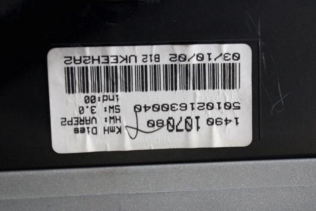 KILOMETER STEVEC OEM N. 1490107080 ORIGINAL REZERVNI DEL FIAT ULYSSE 179 MK2 (2002 - 2010) DIESEL LETNIK 2003