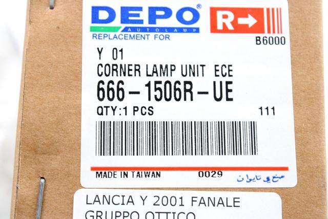 SPREDNJI INDIKATOR OEM N. 46777262 ORIGINAL REZERVNI DEL LANCIA Y 840 R (2000 - 2003) BENZINA LETNIK 2003