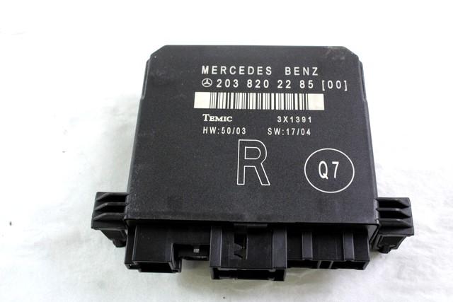 RACUNALNIK VRAT IN STEKEL OEM N. 2038202285 ORIGINAL REZERVNI DEL MERCEDES CLASSE C W203 BER/SW (2000 - 2007) DIESEL LETNIK 2007