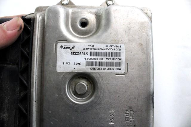 KOMPLET ODKLEPANJE IN VZIG  OEM N. 32743 KIT ACCENSIONE AVVIAMENTO ORIGINAL REZERVNI DEL ALFA ROMEO MITO 955 (2008 - 2018) DIESEL LETNIK 2012