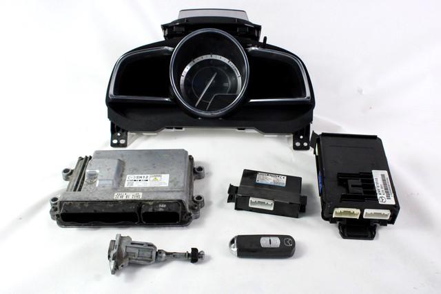 KOMPLET ODKLEPANJE IN VZIG  OEM N. 21148 KIT ACCENSIONE AVVIAMENTO ORIGINAL REZERVNI DEL MAZDA 3 MK3 BM BN (2013 - 2019)DIESEL LETNIK 2013