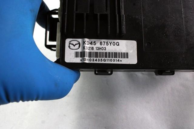 KOMPLET ODKLEPANJE IN VZIG  OEM N. 21148 KIT ACCENSIONE AVVIAMENTO ORIGINAL REZERVNI DEL MAZDA 3 MK3 BM BN (2013 - 2019)DIESEL LETNIK 2013