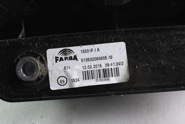 ZADNJI LEVI ZAROMET OEM N. 1353206080 ORIGINAL REZERVNI DEL FIAT FIORINO / QUBO 255 (2008 - 2019) DIESEL LETNIK 2015