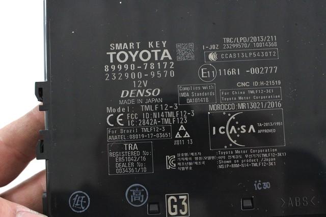 KOMPLET ODKLEPANJE IN VZIG  OEM N. 133468 KIT ACCENSIONE AVVIAMENTO ORIGINAL REZERVNI DEL LEXUS NX Z1 (2014 - 2021)IBRIDO (ELETRICO-BENZINA) LETNIK 2019