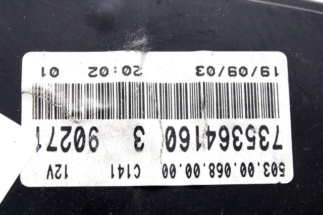 KILOMETER STEVEC OEM N. 735364160 ORIGINAL REZERVNI DEL FIAT IDEA 350 (2003 - 2008) DIESEL LETNIK 2004