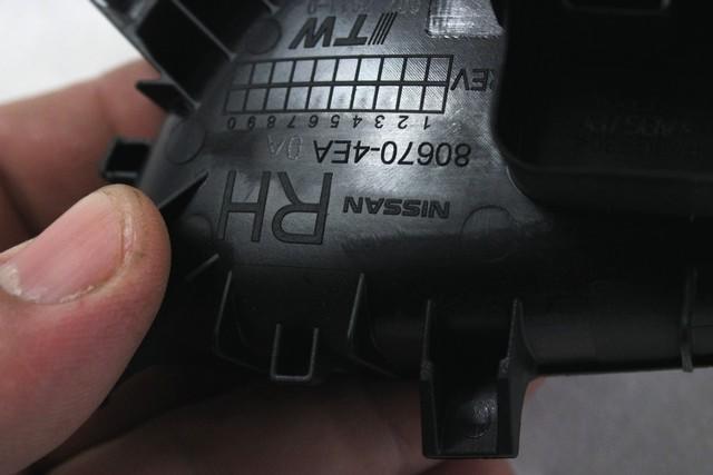 NOTRANJA KLJUKA  OEM N. 80670-4EA0A ORIGINAL REZERVNI DEL NISSAN QASHQAI J11 (2013 - 2021)DIESEL LETNIK 2016