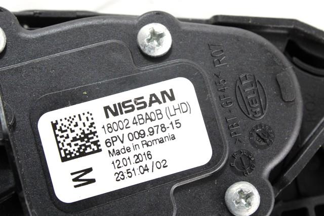 PEDALI OEM N. 180024BA0B ORIGINAL REZERVNI DEL NISSAN QASHQAI J11 (2013 - 2021)DIESEL LETNIK 2016