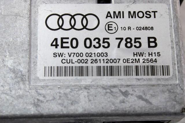 RAZNE KRMILNE ENOTE  OEM N. 4E0035785B ORIGINAL REZERVNI DEL AUDI A5 8T COUPE/5P (2007 - 2011) DIESEL LETNIK 2008