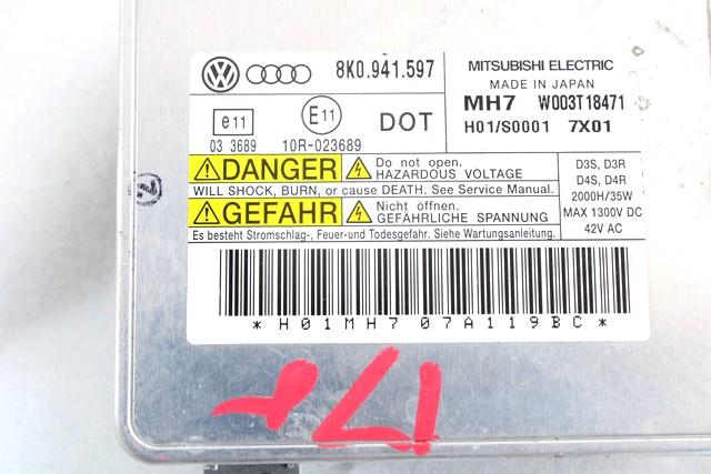 RACUNALNIK KSENONSKIH ZAROMETOV OEM N. 8K0941597 ORIGINAL REZERVNI DEL AUDI A5 8T COUPE/5P (2007 - 2011) DIESEL LETNIK 2008