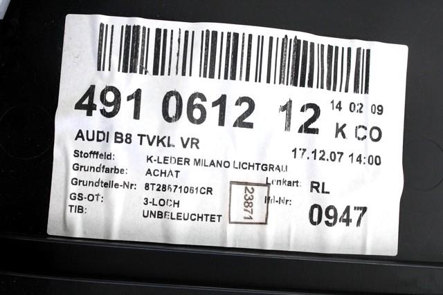 NOTRANJA OBLOGA SPREDNJIH VRAT OEM N. PNADPADA58TCP3P ORIGINAL REZERVNI DEL AUDI A5 8T COUPE/5P (2007 - 2011) DIESEL LETNIK 2008