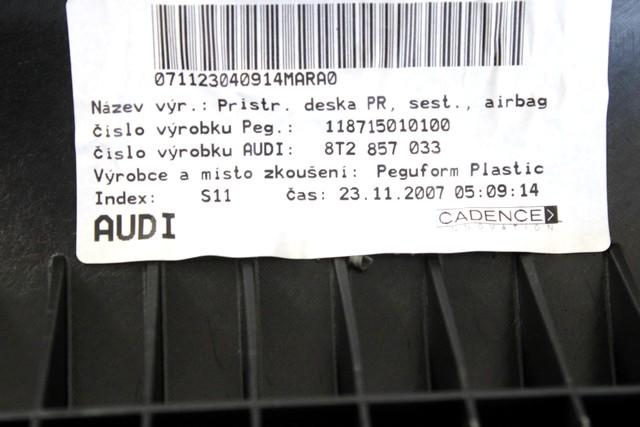 KIT AIRBAG KOMPLET OEM N. 22550 KIT AIRBAG COMPLETO ORIGINAL REZERVNI DEL AUDI A5 8T COUPE/5P (2007 - 2011) DIESEL LETNIK 2008