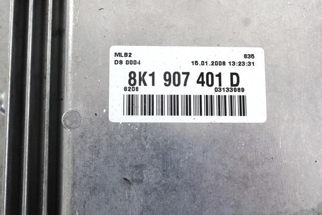 KOMPLET ODKLEPANJE IN VZIG  OEM N. 22550 KIT ACCENSIONE AVVIAMENTO ORIGINAL REZERVNI DEL AUDI A5 8T COUPE/5P (2007 - 2011) DIESEL LETNIK 2008