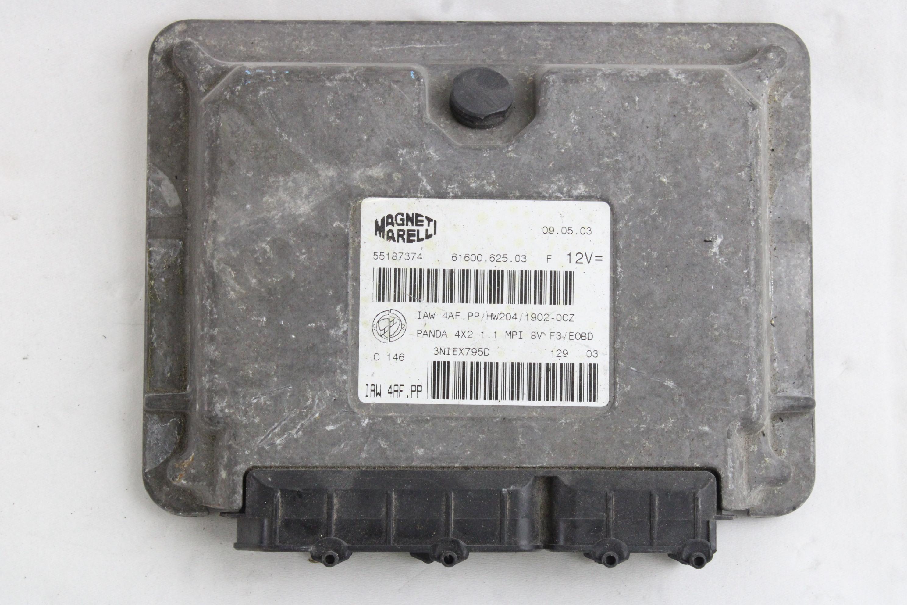 OSNOVNA KRMILNA ENOTA DDE / MODUL ZA VBRIZGAVANJE OEM N. 55187374 ORIGINAL REZERVNI DEL FIAT PANDA 169 (2003 - 08/2009) BENZINA LETNIK 2004