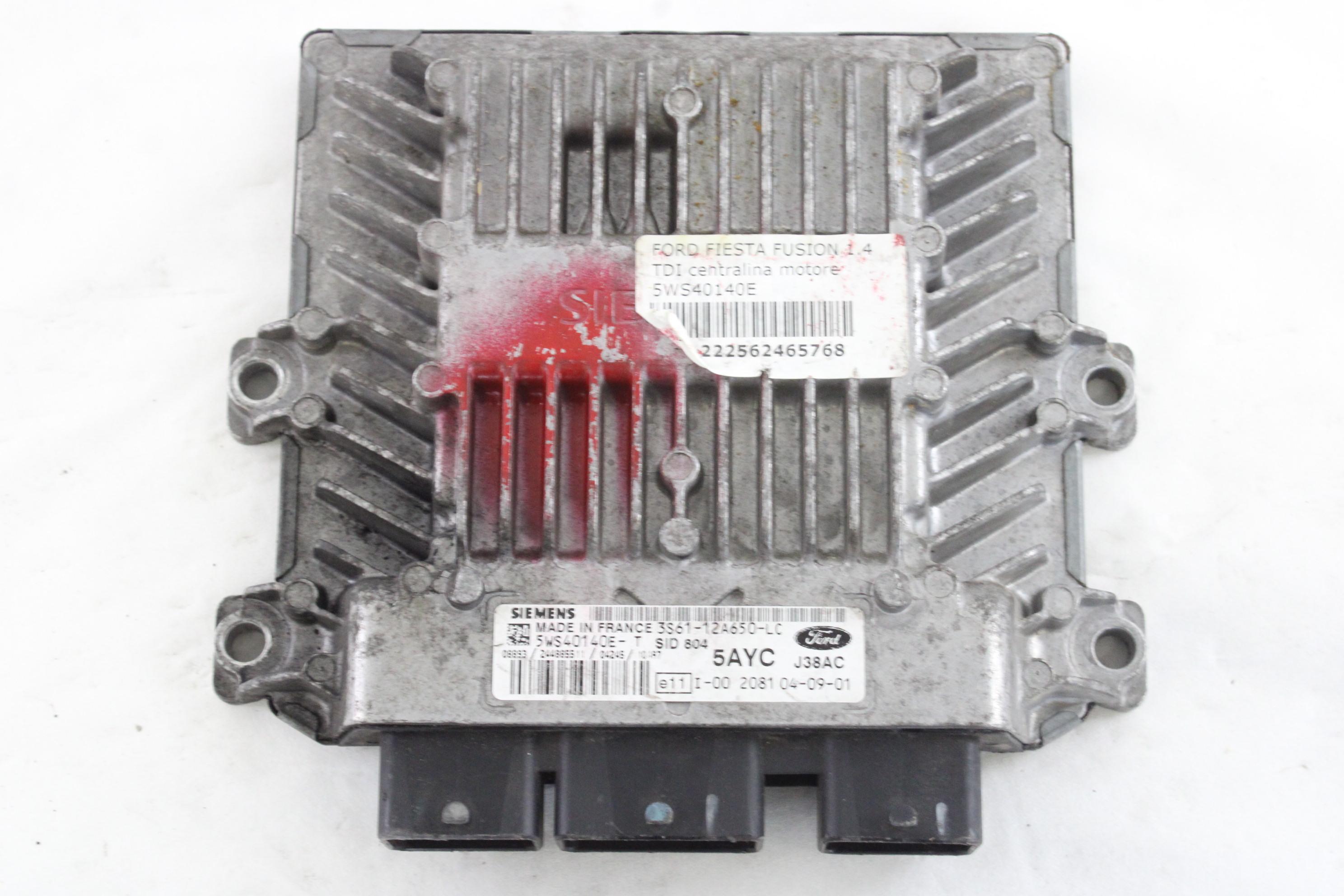 OSNOVNA KRMILNA ENOTA DDE / MODUL ZA VBRIZGAVANJE OEM N. 3S6112A650LC ORIGINAL REZERVNI DEL FORD FUSION JU (2002 - 02/2006) DIESEL LETNIK 2004