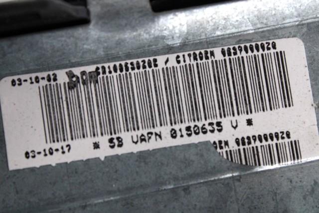 KIT AIRBAG KOMPLET OEM N. 23183 KIT AIRBAG COMPLETO ORIGINAL REZERVNI DEL CITROEN C3 / PLURIEL MK1 (2002 - 09/2005) BENZINA LETNIK 2002