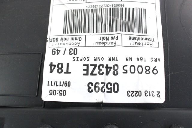 VRATNI PANEL OEM N. PNPSTPG30080USV5P ORIGINAL REZERVNI DEL PEUGEOT 3008 MK1 0U (2009 - 2016) DIESEL LETNIK 2012