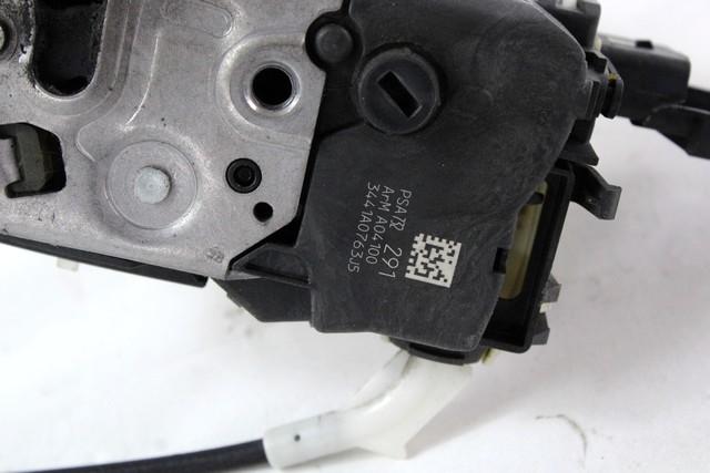 CENTRALNO ZAKLEPANJE PREDNIH LEVIH VRAT OEM N. 9800623180 ORIGINAL REZERVNI DEL PEUGEOT 3008 MK1 0U (2009 - 2016) DIESEL LETNIK 2012