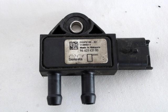 TLAK IZPUSNIH PLINOV SENZORJA OEM N. 9662143180 ORIGINAL REZERVNI DEL PEUGEOT 3008 MK1 0U (2009 - 2016) DIESEL LETNIK 2012