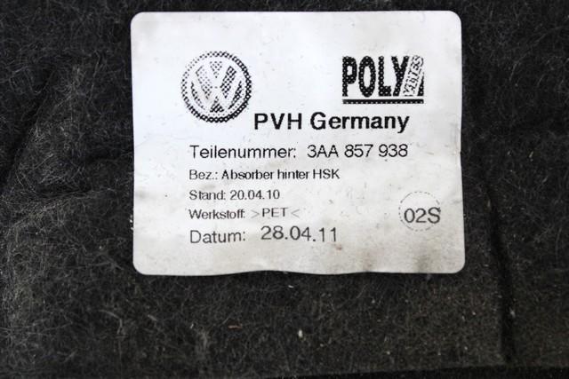 PREDAL ZA DOKUMENTE OEM N. 3C1857097BC ORIGINAL REZERVNI DEL VOLKSWAGEN PASSAT B7 362 365 BER/SW (10/2010 - 2015)BENZINA/METANO LETNIK 2011