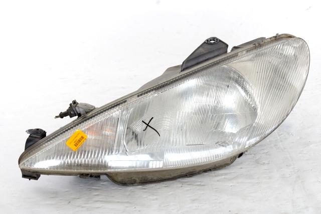 SPREDNJI LEVI ZAROMETI  OEM N. 9632689380 ORIGINAL REZERVNI DEL PEUGEOT 206 / 206 CC 2A/C 2D 2E/K (1998 - 2003) BENZINA LETNIK 2000