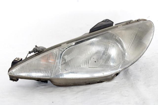 SPREDNJI LEVI ZAROMETI  OEM N. 9632689380 ORIGINAL REZERVNI DEL PEUGEOT 206 / 206 CC 2A/C 2D 2E/K (1998 - 2003) BENZINA LETNIK 2000