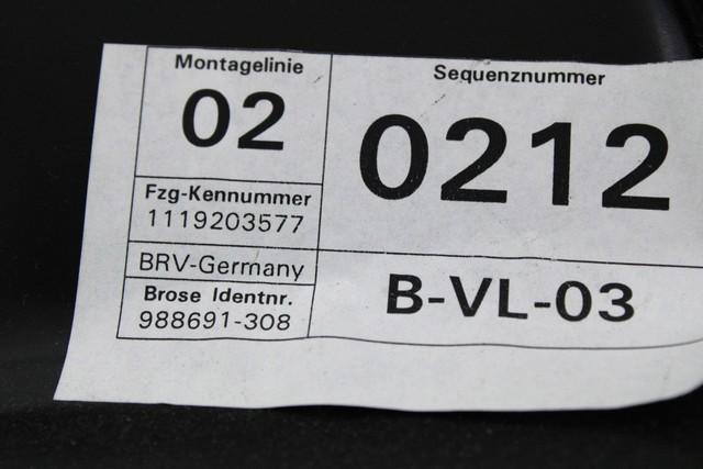 MEHANIZEM DVIGA SPREDNJIH STEKEL  OEM N. 361 SISTEMA ALZACRISTALLO PORTA ANTERIORE ELETTRIC ORIGINAL REZERVNI DEL VOLKSWAGEN PASSAT B7 362 365 BER/SW (10/2010 - 2015)BENZINA/METANO LETNIK 2011