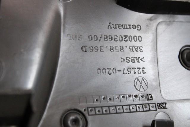 ARMATURNA PLO?CA OEM N. 3AB858366D ORIGINAL REZERVNI DEL VOLKSWAGEN PASSAT B7 362 365 BER/SW (10/2010 - 2015)BENZINA/METANO LETNIK 2011