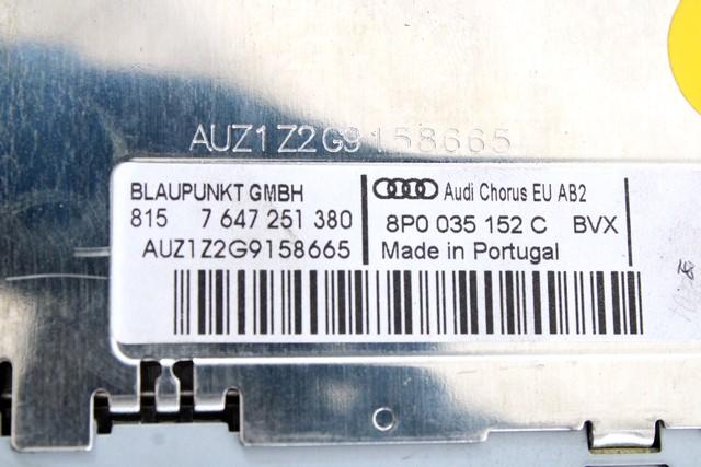 RADIO CD / OJACEVALNIK / IMETNIK HIFI OEM N. 8P0035152C ORIGINAL REZERVNI DEL AUDI A3 MK2 8P 8PA 8P1 (2003 - 2008)DIESEL LETNIK 2007