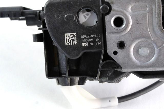 CENTRALNO ZAKLEPANJE ZADNJIH DESNIH VRAT OEM N. 9800623880 ORIGINAL REZERVNI DEL PEUGEOT 3008 MK1 0U (2009 - 2016) DIESEL LETNIK 2015