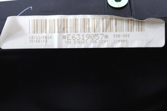 ARMATURNA PLO?CA OEM N. 1609707880 ORIGINAL REZERVNI DEL PEUGEOT 3008 MK1 0U (2009 - 2016) DIESEL LETNIK 2015