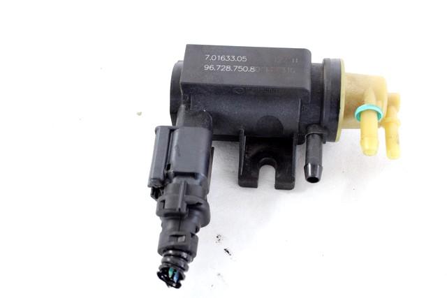 ELEKTROVENTIL  OEM N. 9672875080 ORIGINAL REZERVNI DEL PEUGEOT 3008 MK1 0U (2009 - 2016) DIESEL LETNIK 2015